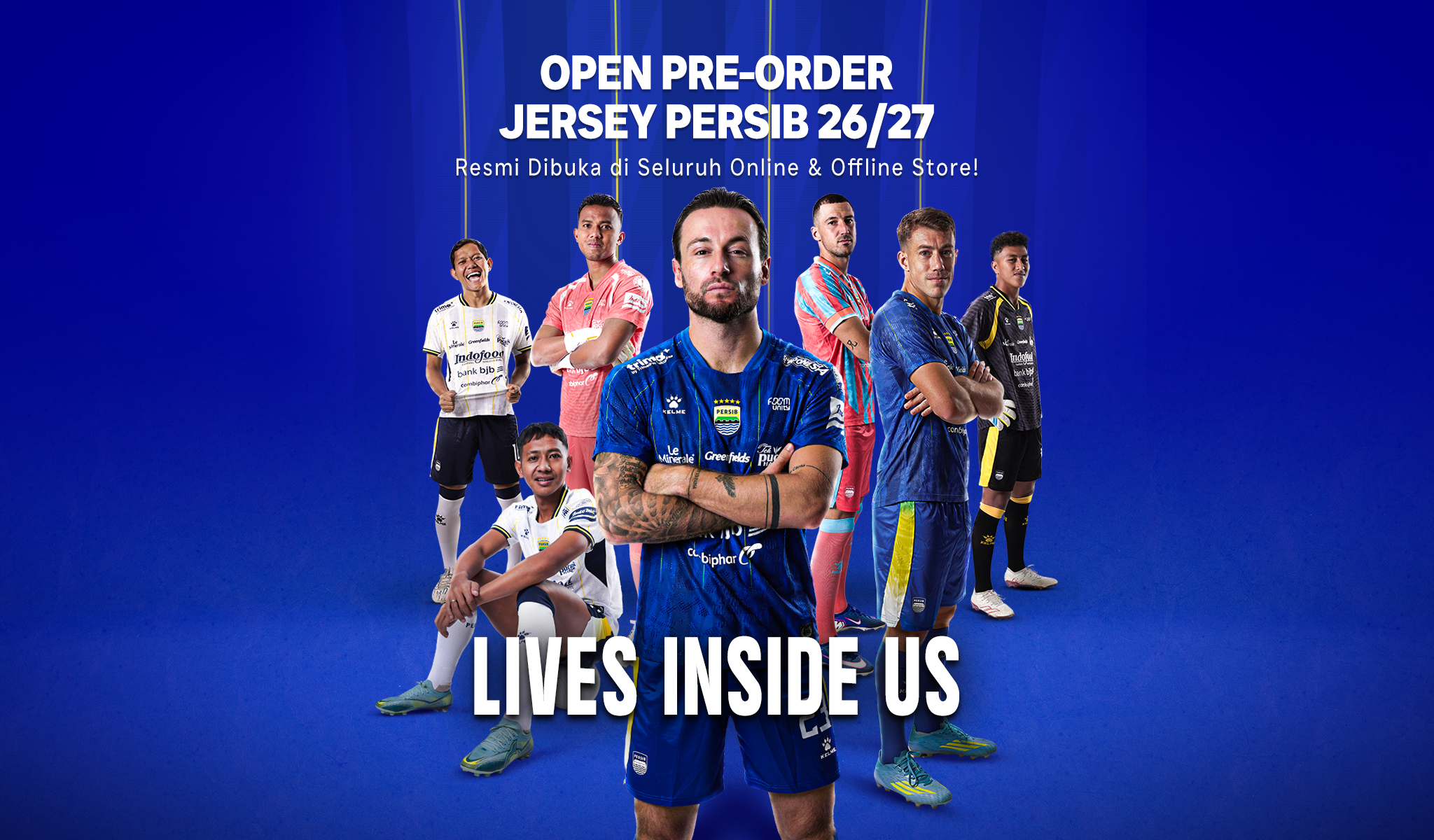 Pre-Order Jersey PERSIB 2026/27 Dibuka Offline dan Online